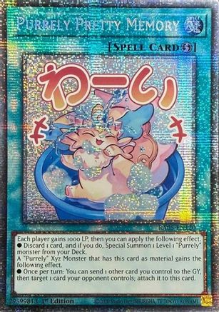 Purrely Pretty Memory (Starlight Rare) [RA05-EN120] Starlight Rare
