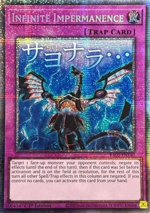 Infinite Impermanence (Starlight Rare) [RA05-EN140] Starlight Rare