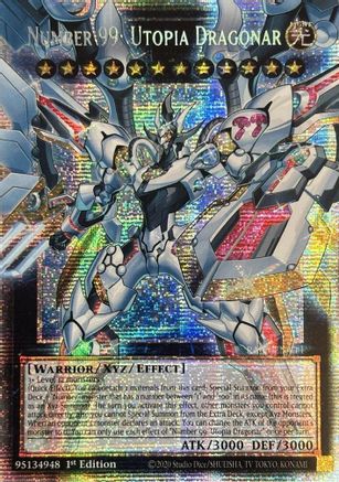 Number 99: Utopia Dragonar (Extended Art) [RA05-EN144] Starlight Rare