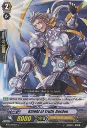 Knight of Truth, Gordon (BT02/056EN) [Onslaught of Dragon Souls]