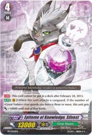 Epitome of Knowledge, Silvest (PR/0026EN) [Promo Cards]