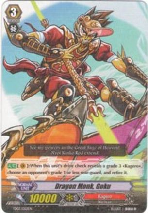 Dragon Monk, Goku (TD02/002EN) [Trial Deck 2: Dragonic Overlord]