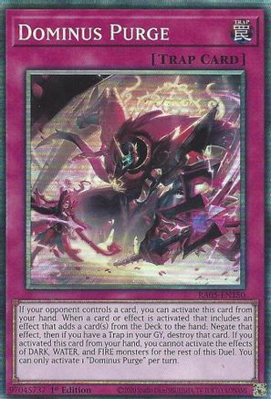 Dominus Purge (Prismatic Collector's Rare) [RA05-EN150] Prismatic Collector's Rare