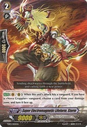 Super Electromagnetic Lifeform, Storm (TD03/005EN) [Trial Deck 3: Golden Mechanical Soldier]