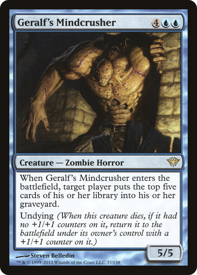 Geralf's Mindcrusher (DKA-037) - Dark Ascension Foil