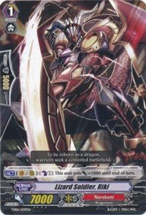 Lizard Soldier, Riki (TD06/009EN) [Trial Deck 6: Resonance of Thunder Dragon]