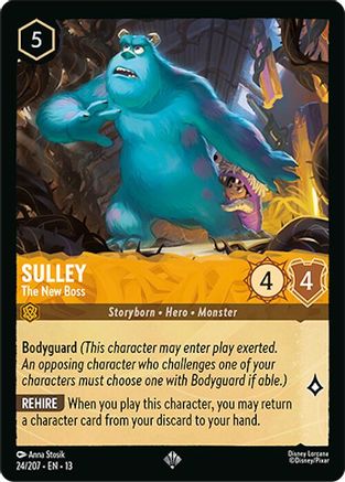 Sulley - The New Boss (24/207) Attack of the Vine (Cold Foil)