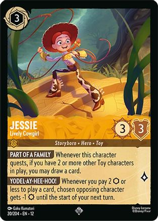 Jessie - Lively Cowgirl (20/204) Wilds Unknown (Non-Foil)