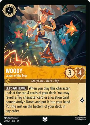 Woody - Leader of the Toys (21/204) Wilds Unknown (Non-Foil)