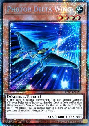 Photon Delta Wing (Starlight Rare) [RA05-EN026] Starlight Rare