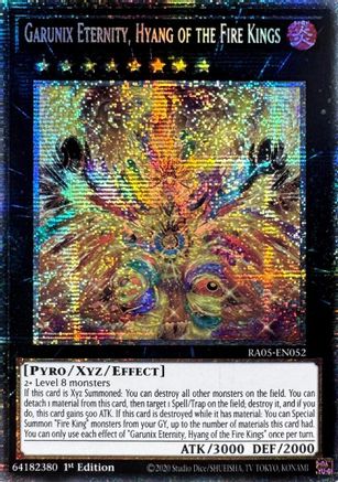 Garunix Eternity, Hyang of the Fire Kings (Starlight Rare) [RA05-EN052] Starlight Rare