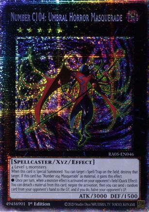 Number C104: Umbral Horror Masquerade (Starlight Rare) [RA05-EN046] Starlight Rare