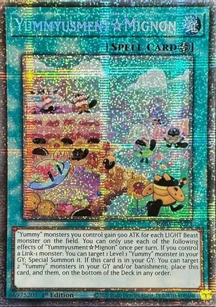 Yummyusment☆Mignon (Starlight Rare) [RA05-EN073] Starlight Rare