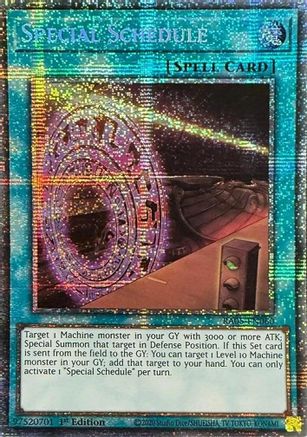 Special Schedule (Starlight Rare) [RA05-EN060] Starlight Rare
