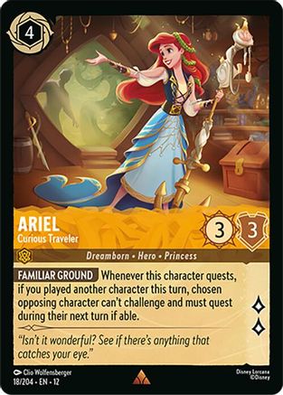 Ariel - Curious Traveler (18/204) Wilds Unknown (Non-Foil)