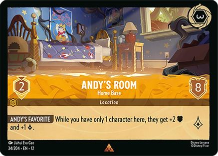 Andy's Room - Home Base (34/204) Wilds Unknown (Cold Foil)