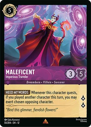 Maleficent - Imperious Traveler (55/204) Wilds Unknown (Cold Foil)