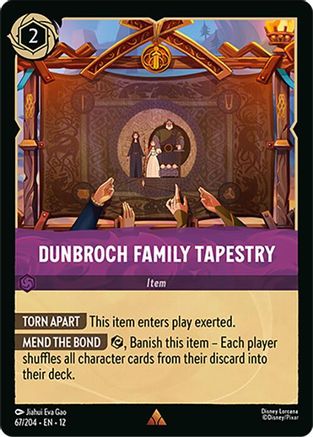 DunBroch Family Tapestry (67/204) Wilds Unknown (Cold Foil)