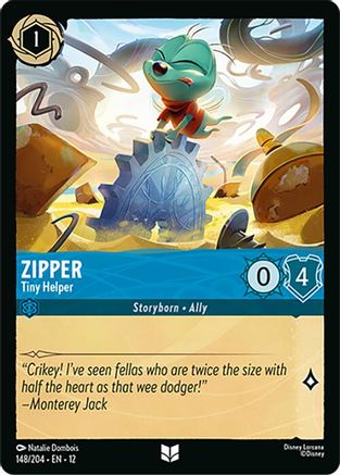 Zipper - Tiny Helper (148/204) Wilds Unknown (Cold Foil)