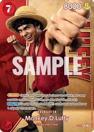 Monkey.D.Luffy - P-140 (Premium Card Collection -Live Action Edition Vol.2 Straw Hat Crew-) [One Piece Promotion Cards] Promo