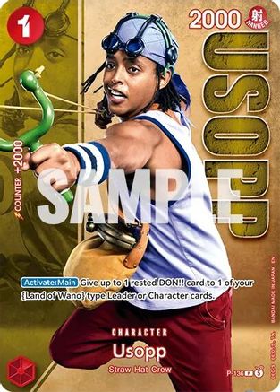 Usopp - P-136 (Premium Card Collection -Live Action Edition Vol.2 Straw Hat Crew-) [One Piece Promotion Cards] Promo