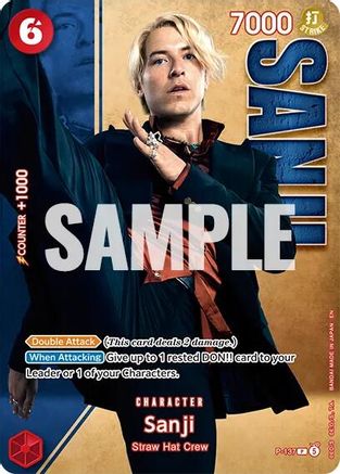Sanji - P-137 (Premium Card Collection -Live Action Edition Vol.2 Straw Hat Crew-) [One Piece Promotion Cards] Promo