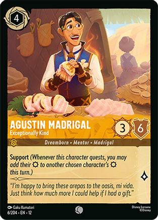 Agustin Madrigal - Exceptionally Kind (6/204) Wilds Unknown (Cold Foil)
