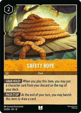 Safety Rope (33/204) Wilds Unknown (Cold Foil)