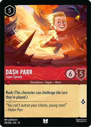Dash Parr - Super Speedy (118/204) Wilds Unknown (Non-Foil)