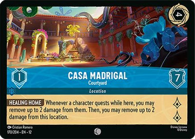 Casa Madrigal - Courtyard (170/204) Wilds Unknown (Cold Foil)