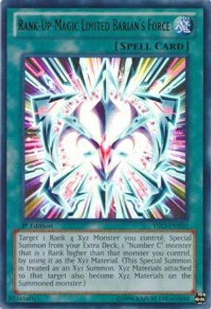 Rank-Up-Magic Limited Barian's Force [YS13-ENV02] Ultra Rare