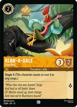 Alan-a-Dale - Loyal Bard (7/204) Wilds Unknown (Non-Foil)