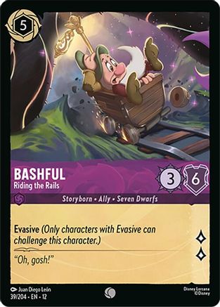 Bashful - Riding the Rails (39/204) Wilds Unknown (Non-Foil)