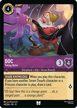Doc - Taking Notes (40/204) Wilds Unknown (Non-Foil)