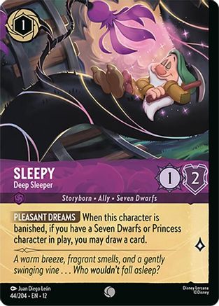 Sleepy - Deep Sleeper (Foil) (44/204) Wilds Unknown (Cold Foil)