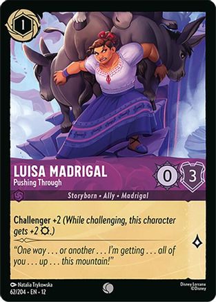 Luisa Madrigal - Pushing Through (62/204) Wilds Unknown (Non-Foil)
