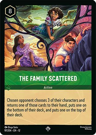 The Family Scattered (97/204) Wilds Unknown (Cold Foil)