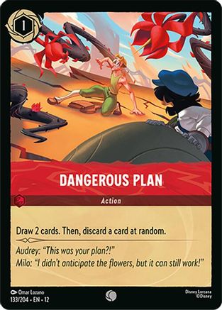 Dangerous Plan (133/204) Wilds Unknown (Cold Foil)