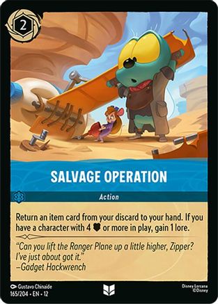 Salvage Operation (165/204) Wilds Unknown (Cold Foil)