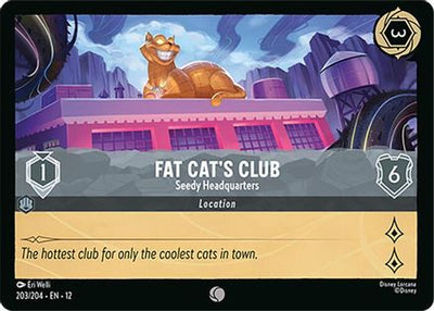 Fat Cat's Club - Seedy Headquarters (203/204) Wilds Unknown (Non-Foil)