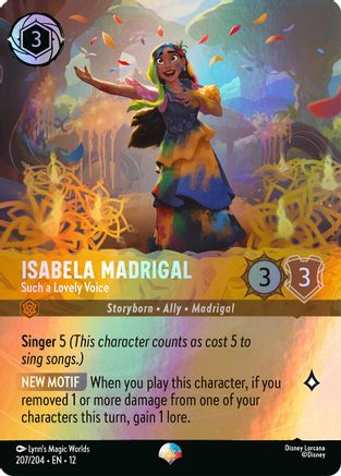 Isabela Madrigal - Such a Lovely Voice (Epic) (207/204) Wilds Unknown ()