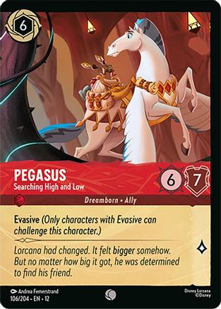 Pegasus - Searching High and Low (Foil) (106/204) Wilds Unknown (Cold Foil)