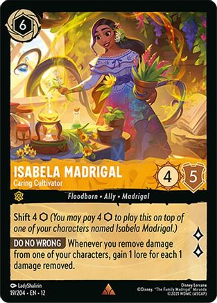 Isabela Madrigal - Caring Cultivator (19/204) Wilds Unknown (Non-Foil)