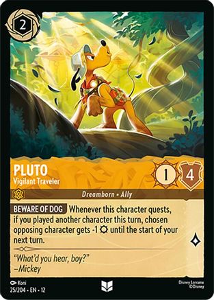 Pluto - Vigilant Traveler (25/204) Wilds Unknown (Non-Foil)