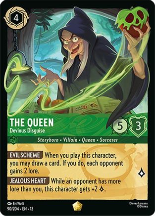 The Queen - Devious Disguise (90/204) Wilds Unknown (Cold Foil)