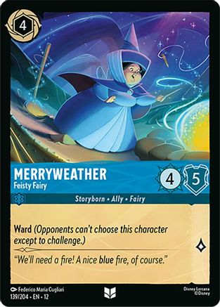 Merryweather - Feisty Fairy (139/204) Wilds Unknown (Non-Foil)
