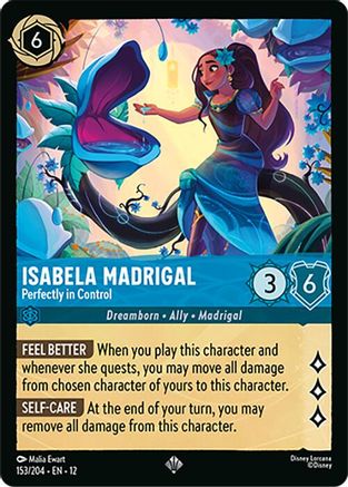 Isabela Madrigal - Perfectly in Control (153/204) Wilds Unknown (Cold Foil)