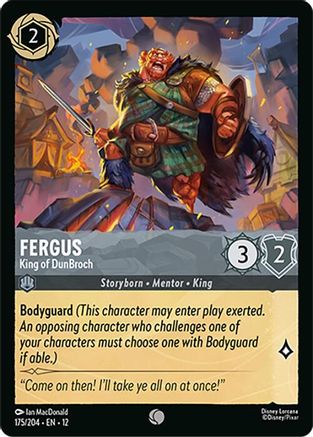 Fergus - King of DunBroch (175/204) Wilds Unknown (Non-Foil)