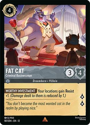 Fat Cat - Criminal Businessman (187/204) Wilds Unknown (Non-Foil)