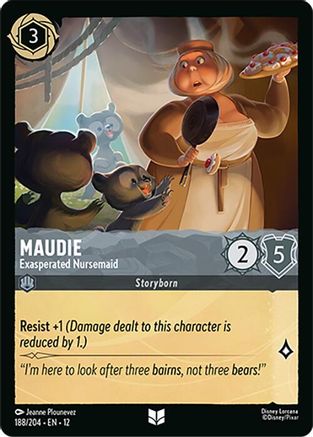 Maudie - Exasperated Nursemaid (188/204) Wilds Unknown (Non-Foil)